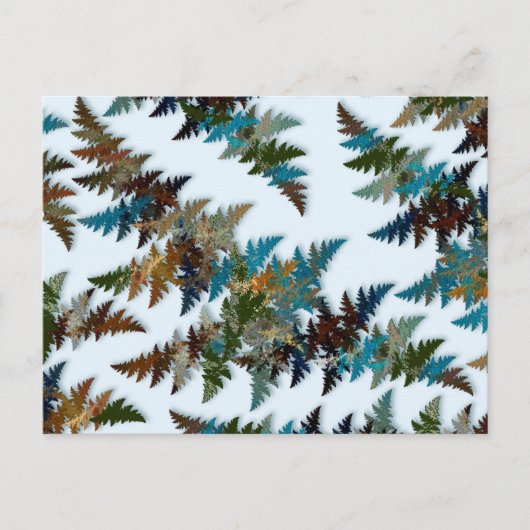 Arktische Camouflage Postkarte (Vorderseite)