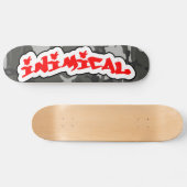 Arktische Camouflage Skateboard (Horizontal)