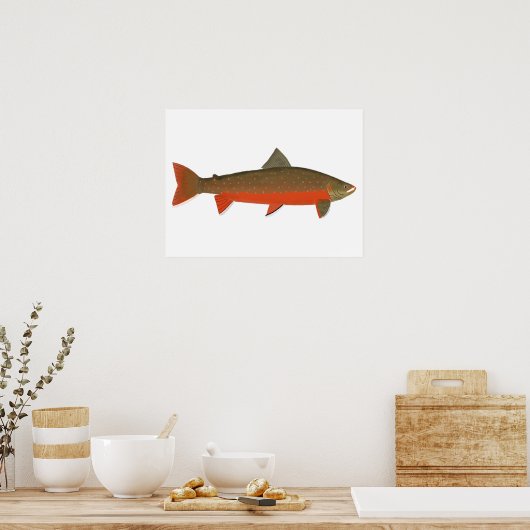 Arktische Char Poster (Küche)
