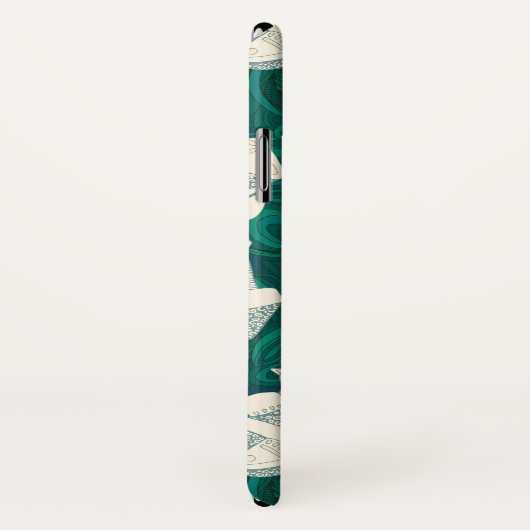 Arktische Eisbären grün Case-Mate iPhone Hülle (Hinten/Rechts)