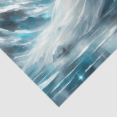 Arktische Engel Eisfairy Gothic Winter Decoupage Seidenpapier (Ausschnitt)