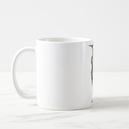 Arktische Entdecker (grün) Kaffeetasse (Links)