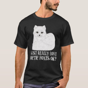 Arktische Fox Artic Animes Niedlich Artic Fox Love T-Shirt