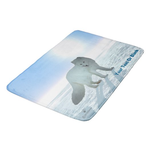 Arktische Fox Badematte (Schrägansicht)