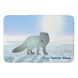 Arktische Fox Badematte