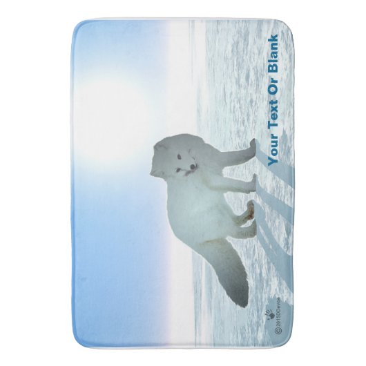 Arktische Fox Badematte (Vorderseite Vertikal)