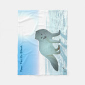 Arktische Fox Fleecedecke (Vorderseite)