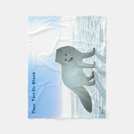 Arktische Fox Fleecedecke (Vorderseite)