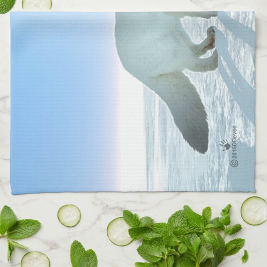 Arktische Fox Handtuch (Gefaltet)