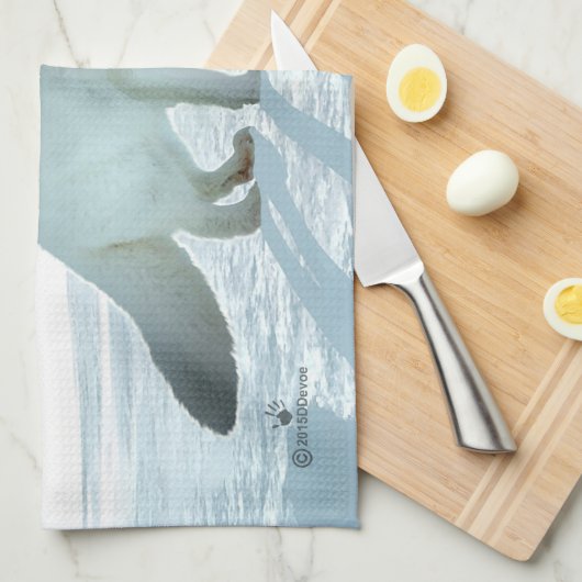 Arktische Fox Handtuch (Viertel Falte)