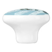 Arktische Fox Keramikknauf (Seitenansicht)