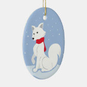 Arktische Fox Keramikornament (Rechts)