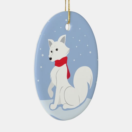 Arktische Fox Keramikornament (Rechts)