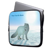 Arktische Fox Laptopschutzhülle (Vorderseite Links)