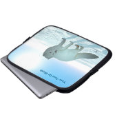 Arktische Fox Laptopschutzhülle (Vorne Knopf)