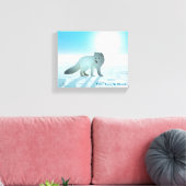Arktische Fox Leinwanddruck (Insitu (Wohnzimmer))