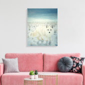 Arktische Fox Leinwanddruck (Insitu (Wohnzimmer))