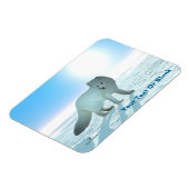 Arktische Fox Magnet (Linke Seite)