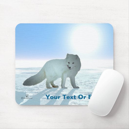 Arktische Fox Mousepad (Mit Mouse)