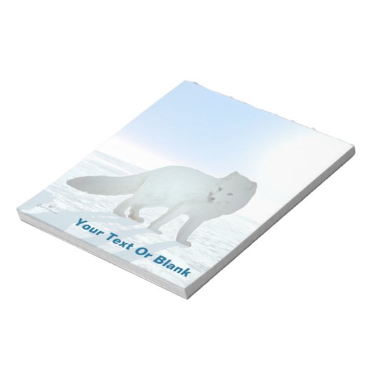 Arktische Fox Notizblock (Rotiert)