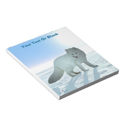 Arktische Fox Notizblock (angewinkelt)