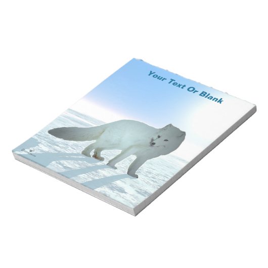Arktische Fox Notizblock (Rotiert)