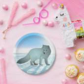 Arktische Fox Pappteller (Party)