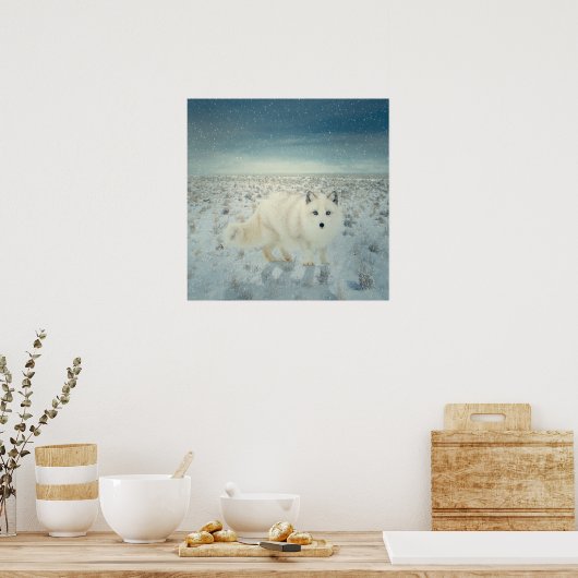 Arktische Fox Poster (Küche)