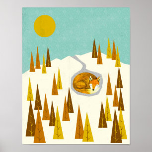 Arktische Fox Poster