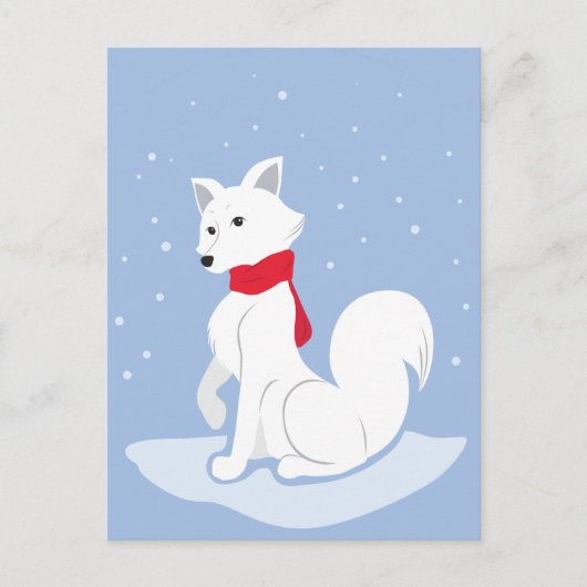 Arktische Fox Postkarte (Vorderseite)