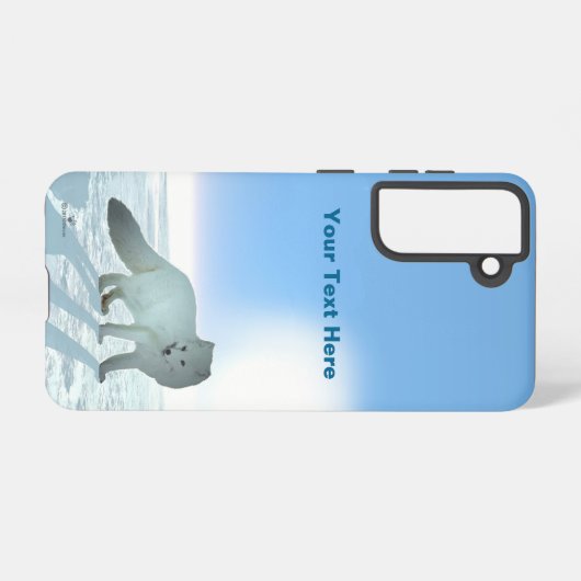 Arktische Fox Samsung Galaxy Hülle (Rückseite (Horizontal))