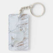 Arktische Fox Schlüsselanhänger (Rückseite)