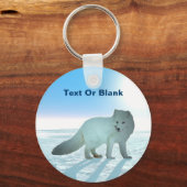 Arktische Fox Schlüsselanhänger (Vorderseite)
