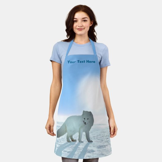 Arktische Fox Schürze (Getragen)