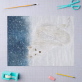 Arktische Fox Seidenpapier (Basteln)