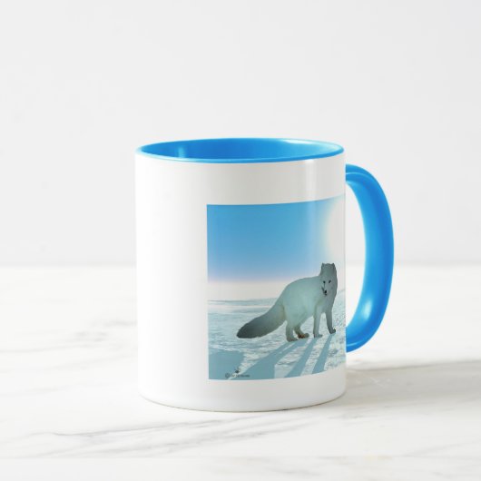 Arktische Fox Tasse (VorderseiteRechts)