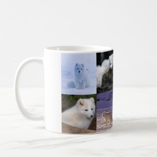 Arktische Fox-Tasse Kaffeetasse (Links)