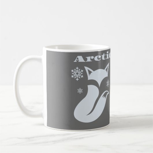 Arktische Fox-Tasse Kaffeetasse (Links)