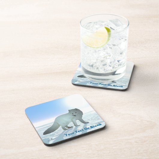 Arktische Fox Untersetzer (Rechte Seite)