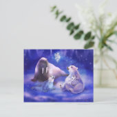 Arktische Freunde Postkarte (Stehend Vorderseite)