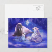 Arktische Freunde Postkarte (Vorne/Hinten)