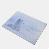 Arktische Fuchs Fußmatte (Schrägansicht)