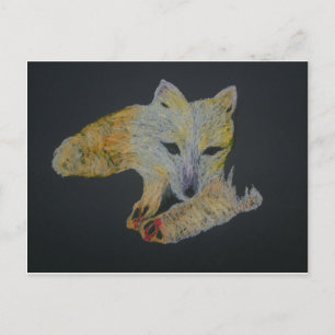 Arktische Fuchs Postkarte