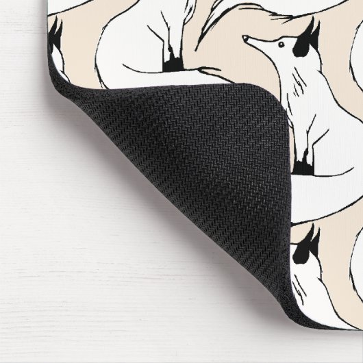 Arktische Füchse Mousepad (Ecke)