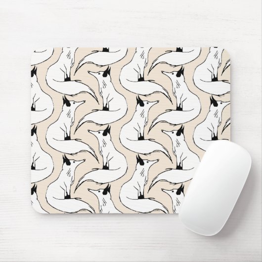 Arktische Füchse Mousepad (Mit Mouse)