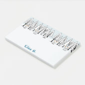 Arktische Füchse - Winterlandschaft - Schneeflocke Post-it Klebezettel (angewinkelt)