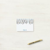 Arktische Füchse - Winterlandschaft - Schneeflocke Post-it Klebezettel (Auf Schreibtisch)