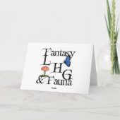 Arktische Geistgrußkarte Feiertagskarte (Rückseite)