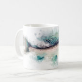 Arktische Grayling Kunst für Fischer und Angler Kaffeetasse (Vorderseite Links)