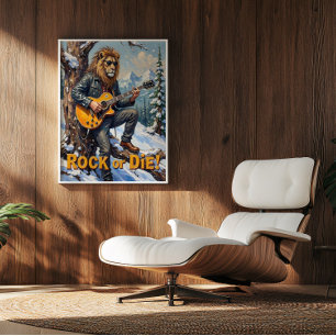 Arktische Hymne: Löwenkalter Groove Poster